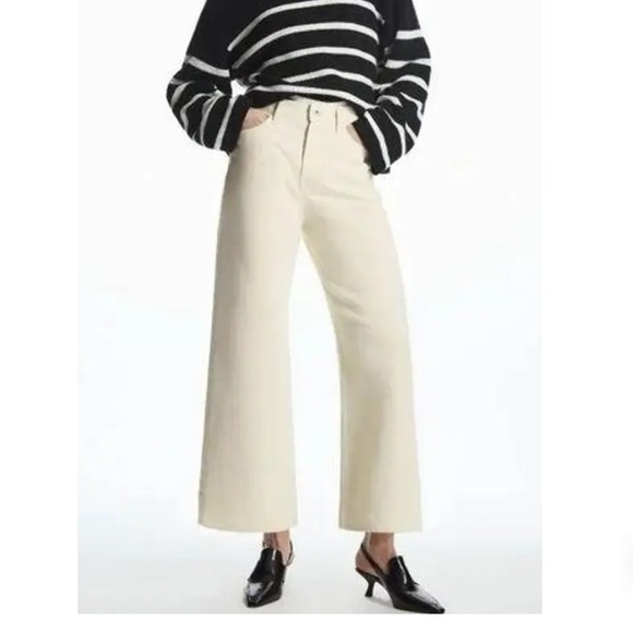 COS High Rise Wide Leg Jeans - Picture 8 of 9